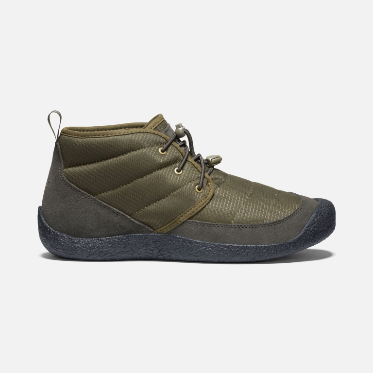 Keen Howser II Chukka Boots - Men's Dark Olive Black Boots